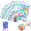 FLOVAZO Bolsa Hermética, 200 Piezas de Color Holográfico, Cierre Resellable