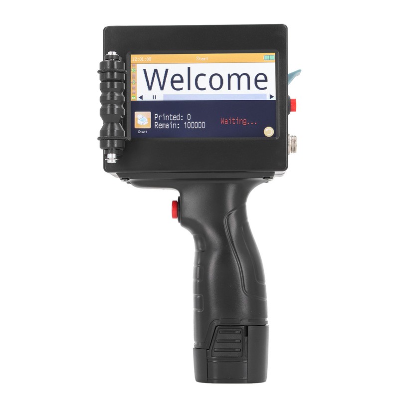 Handheld Inkjet Printer 4.3 Inch Touch Screen 12.7mm Portable Coding