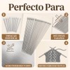 Juego de Agujas de Tejer de Acero Inoxidable de una