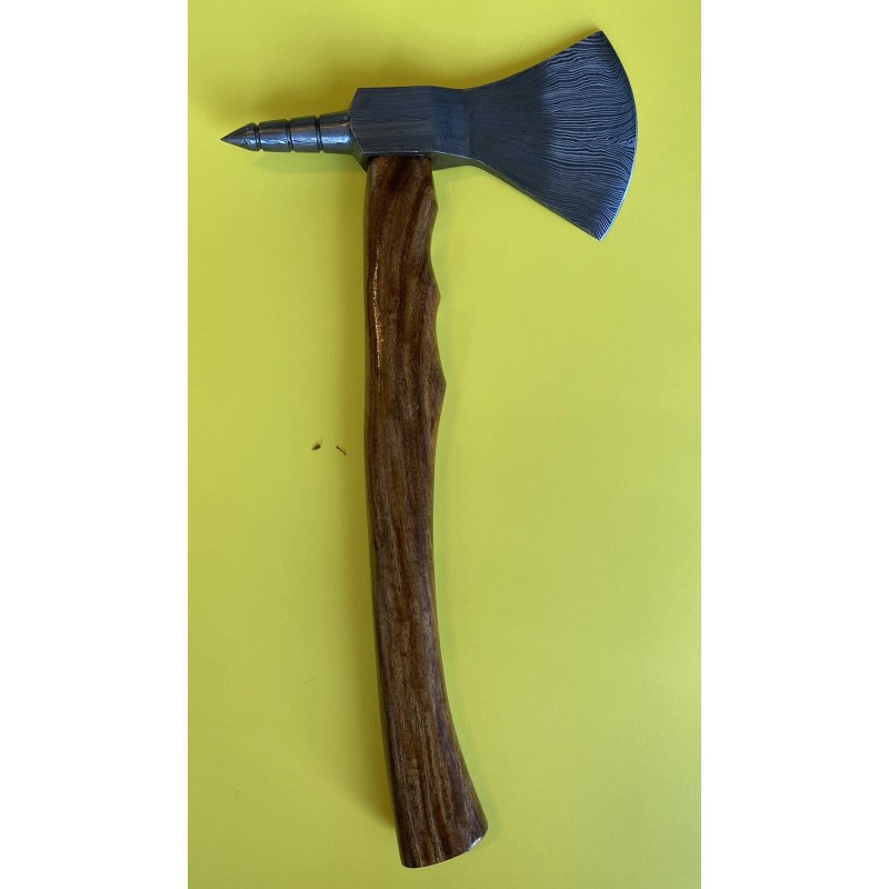 ZH Special Damascus Steel Handmade Hand Forged Axe ZH41 Roofing/tomaha