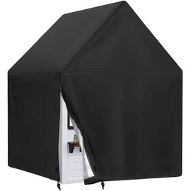 Yolaka Outdoor Cover Fit for Kids Sweetwater Wooden Playhouse L57.1" x W57.1" x H63"/48" All Weather Protector