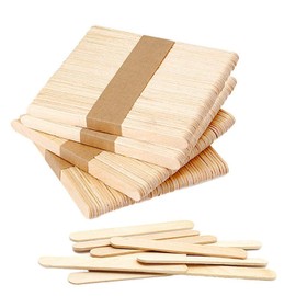 J&L Ray Wooden Sticks, 200 Wooden Ice Sticks DIY Mini Popsicle Sticks Commercial Wooden, New Use, Create Various Arts and Works, Craft Classes for Elementary School Students, 4.5 x 0.4 inches (114 x