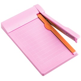 Portable Paper Cutter Multipurpose Efficient Clear Scale High Accuracy A4 Paper Trimmer for Scrapbooking Craft Paper Photos Roseate
