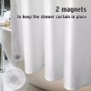 Titanker Extra Long Shower Curtain Liner Washable 72 X 84