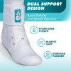 Med Spec ASO Ankle Stabilizer (Medium, White) – Ankle Brace