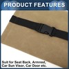 INFINAUTO Car Tissue Holder, Auto Sun Visor Napkin Holder, Car