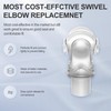 2 Packs Replacement Swivel Elbow Connector Compatible with Airfit F20