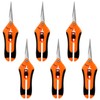 MAKTSAM 6 Pack Pruning Shear, Stainless Steel Trimming Scissors with