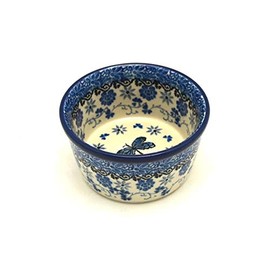 Polish Pottery Ramekin - Dragonfly