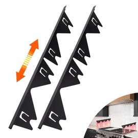 Stove Gap Covers Stainless Steel,2 Pack Stove Gap Filler,Stove Guard for Gas Stoves Oven Counter Side Gap, Retractable Length 13.8" to 27.5", Width 0.79",Heat Resistant and Easy to Clean