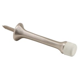 Ives by SCHLAGE 61MB15 - Tope de puerta base, níquel satinado