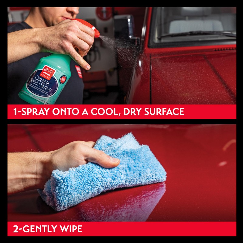 Griot's Garage Ceramic Speed Shine Detail Spray for Car Detailing,