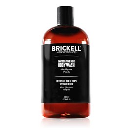 Brickell Men's Products Brickell Invigorating Mint Body Wash para hombre, natural y orgánico, 16 Ounces