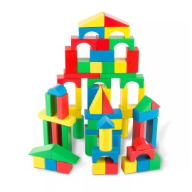 Melissa and doug 100 wooden blocks.