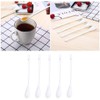 ProLeo 5 Tablespoons Ceramic Coffee Spoon Long Handle Mixing Spoon