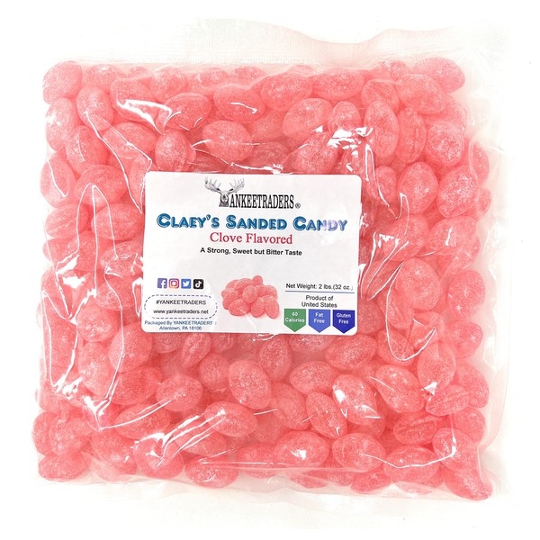 Claeys Clove Sanded Candy Drops, 2 Pound