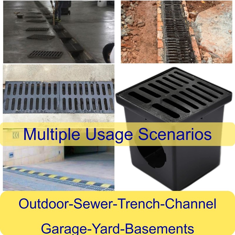 MOSINSBO Cast Iron Drain Grate 16x16 in for Vodaland Catch