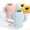 Pen Holder, Creative Cactus Shape Desk Organizer Makeup Brush Holder