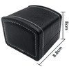 CACASO Watch Box,PU Leather Square Watch Cases,Gift Watch Jewelry Bracelet