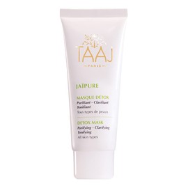 TAAJ | Purifying Detox Mask - JAÏPURE | Purifies, Clarifies and Tonifies | Antioxidant and Purifying Actives | Regenerates tissue | Firms pores | Fresh, radiant complexion | Vegan | 75 ml