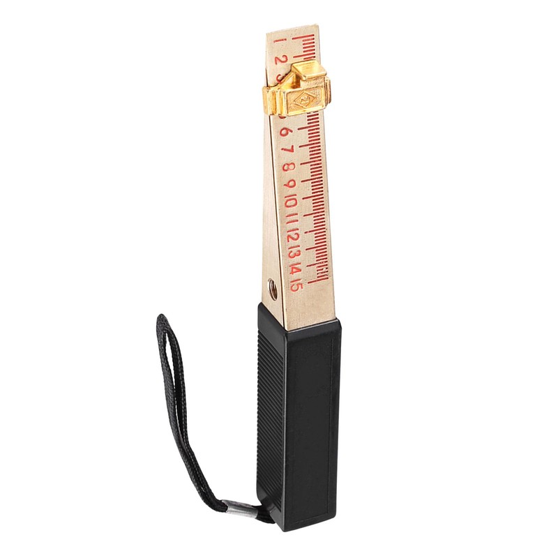 1 Piece 1-15mm Wedge Feeler Gauge Measuring Tool for Home