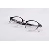 LINGAN Reading Glasses Round Computer Readers Clear Lens Glasses Spring