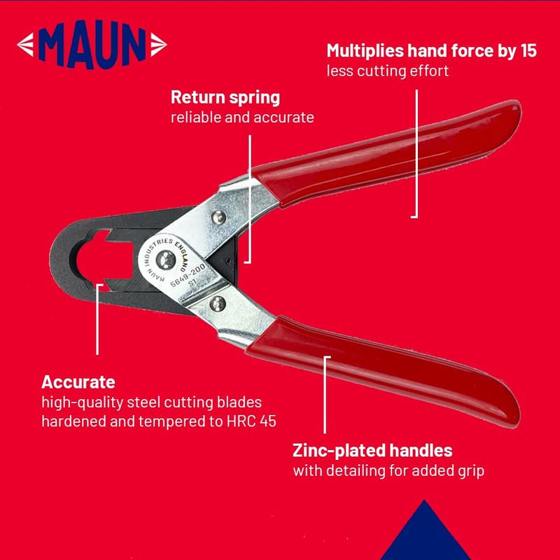 Maun 5649-200 Olive Cutter Plier Type Tool 15 mm |