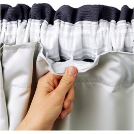 Kinfolk Textile Thermal Blackout Curtain Linings Pair 3 Pass Includes Curtain Hooks (46" x 54")
