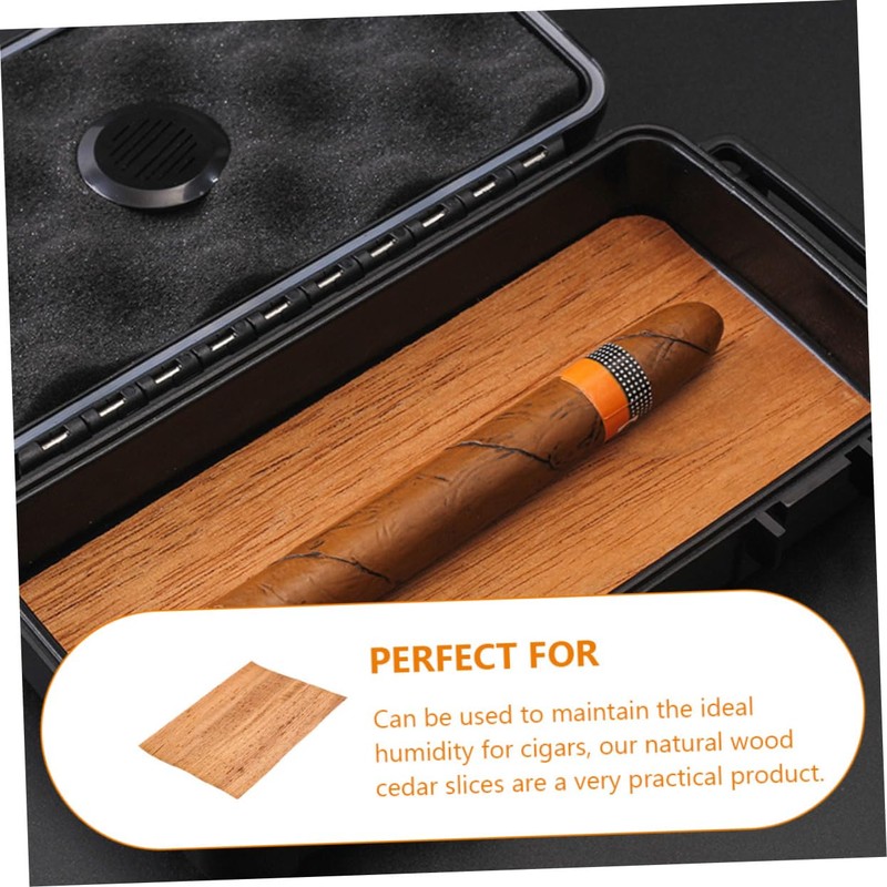 Outanaya 2sheets Cedar Sheets for Humidor Storage Cedar Freshener for