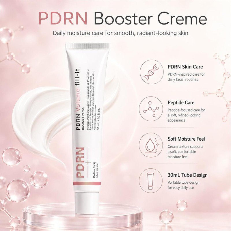 PDRN Volume Fill-It Booster Cream, Volume Plumping for Forehead, Neck,