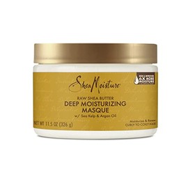 SheaMoisture SheaMoisture Raw Shea Butter Deep Moisturizing Hair Masque, 11.5 fl oz - Deep Conditioner for Curly Hair to Moisturize and Renew, Sustainable, Organic, Cruelty-Free