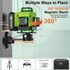 16 Lines Green Laser Level Kit -4x360° 4D Self-Leveling Cross