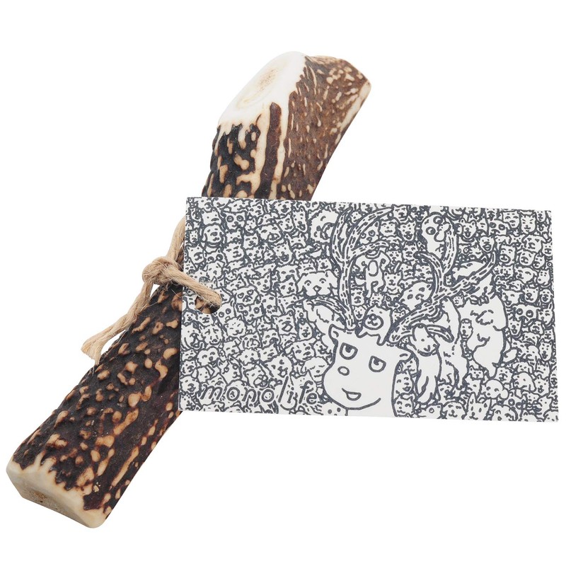 monolife Deer Antler Half Split Dog Toy, Additive-free, Snack, Ezodica,