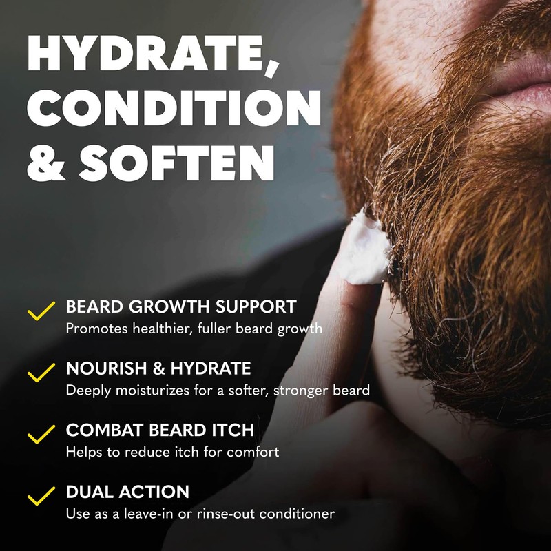The Beard Club Thickening Leave-In Beard Conditioner for Men –