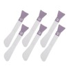 6pcs Double-end Silicone Mud Mask Applicator Brush for Skincare Reusable Mask Spatula for Easy Facial Application for Hard Reach Areas