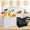 EOAMGO Pack of 2 Felt Shopping Bag, 30 x 20