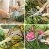 Scissors Tools 2pcs Premium Garden Shears Pruners for Flower Bushes