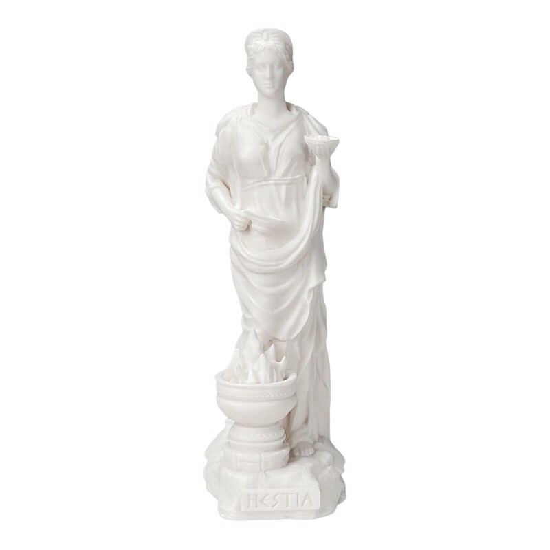 Hestia Vesta Goddess of House and Family Antique Greek Statue