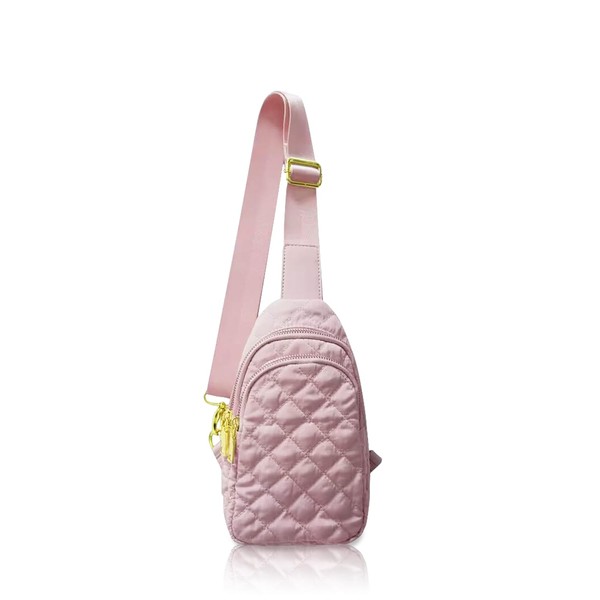 Designer-inspired Premium Quilted Nylon Crossbody Sling Bag: Stylish, Comfortable, &