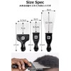 CS Cutespace Cute+Space Afro Comb Set of 3, Afro Brush,