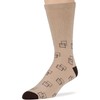 7BigStars Men's Diabetic Non-Binding Cotton Crew Socks - 5 Pack