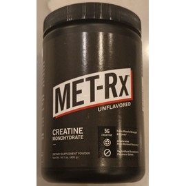Met-Rx Creatine Monohydrate Powder, Unflavored - 400 Gram 14.1 Ounces BB 6/2025
