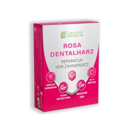 Pink dental resin - resin dental rose: the perfect solution for fast, reliable dental repairs - repair broken dentures or loosened teeth effortlessly yourself