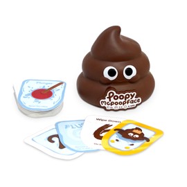 Bubblegum Stuff Poopy McPoopface - Flush Your Poop Before The Rest Of The Group - A Hilarious Game For Kids Who Love Toilet Humor - Family-Friendly Card Game - x48 Cards