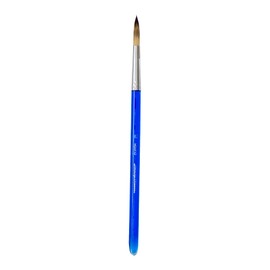 Sterling Edwards Blend and Glazing Watercolor Brushes - Acrylic Paint Brushes with Nylon Bristles - Blue - Round #12