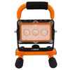 Groz 55035 LED 9W Rechargeable Site Lamp with Orange Stand
