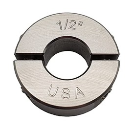 Coastal Shaft Collars - 0.50" Bore Diameter - Clamping Two Piece Shaft Collar - 303 Stainless Steel (1 Pack)