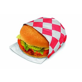 Insulated Cushion Foil Wrap, 5C13-2CR, 10-1/2" x 13", Printed Red Checkered, 500 Sheets Per Box