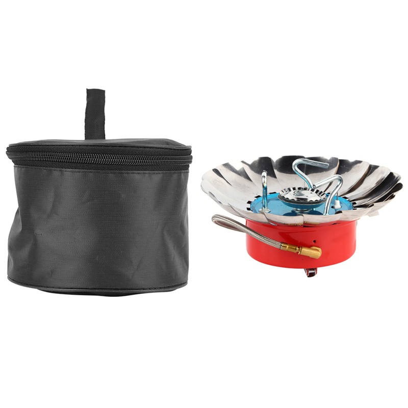 Outdoor Windproof Folding Camping Portable Mini Burner Picnic Barbecue Gas