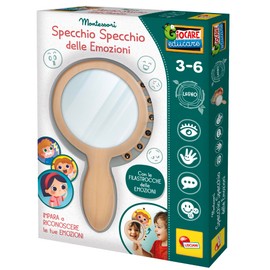 Lisciani Giochi - Montessori Legno Lo Specchio delle Emozioni, 113712